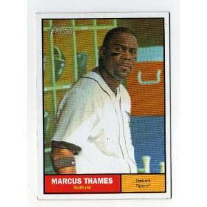  2010 Topps Heritage #425 Marcus Thames Tigers