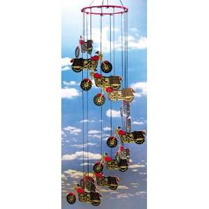  Spiral Windchime   Motorcycles Patio, Lawn & Garden