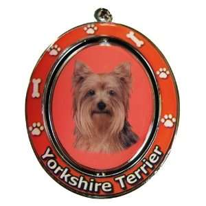  Yorkie Yorkshire Terrier Spinning Dog Keychain By E & S 