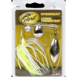  Spinnerbait 1/4 oz. Chartreuse/White 