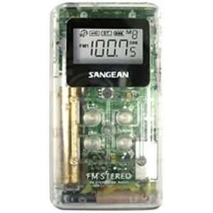  SANGEAN DT 120 CLEAR POCKET AM/FM DIGITAL RADIO (CLEAR 
