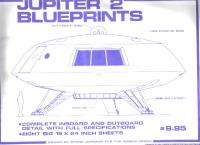 Lost In Space TV Series Jupiter 2 Blueprints, 1983 MIP  
