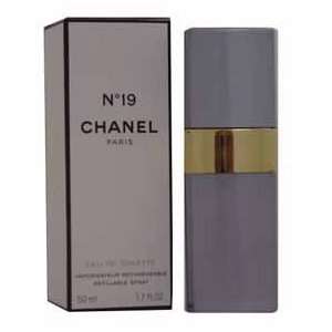 CHANEL #19 By Chanel For Women EAU DE TOILETTE SPRAY REFILLABLE 1.7 OZ