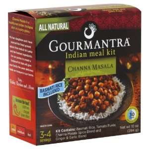 Gourmantra Channa Masala Kit, 10 ounces (Pack of 4)  