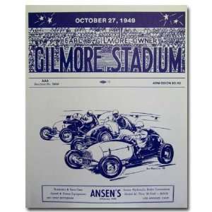  1949 Gilmore Stadium Poster Print