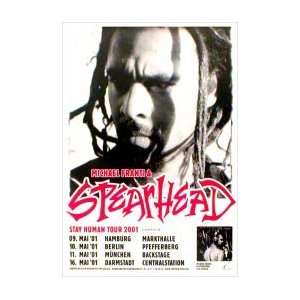 SPEARHEAD Stay Human Tour 2001 Music Poster 