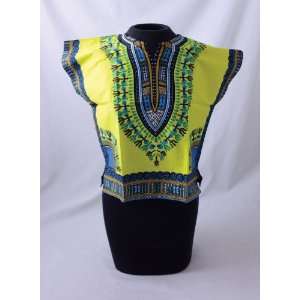  Childrens Traditional Dashiki  Yellow 