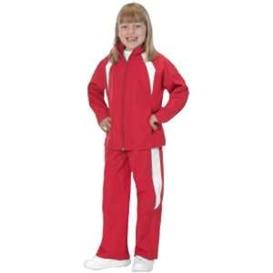 Charles River Youth Girls Teampro Pant 063 RED/WHITE YM (PANTS ONLY 