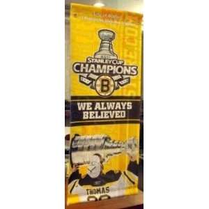  Tim Thomas Boston Bruins Stanley Cup Mini Street Banner 