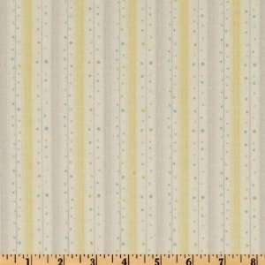  44 Wide Baby Business Dots N Twill Yellow/Grey Fabric By 
