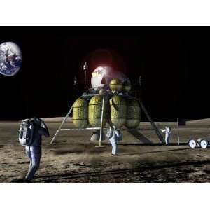 com New Spaceship to the Moon, Four Astronauts Could Land on the Moon 
