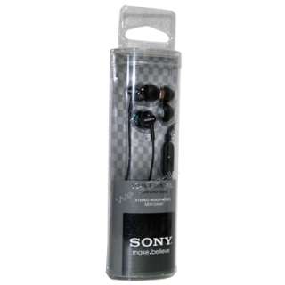 Sony EX Series MDR EX58V/BLK Earbud Headphones with Volume Control 