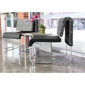  Uno Series Guest Chair Brown Vinyl Back Seat/Chrome Frame 