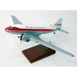   MYKMDDC3PSA DC 3 Pacific Southwest Airlines Model Toys & Games
