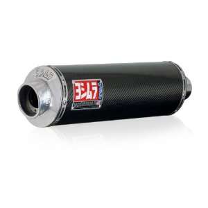  Yoshimura RS 3 Zyclone Carbon Fiber Oval Slip On Dual Exhaust 