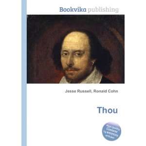  Thou Ronald Cohn Jesse Russell Books