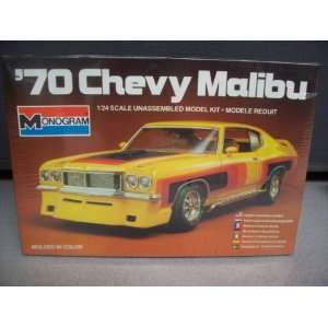  #2284 Monogram 70 Chevy Malibu 1/24 Plastic Model Kit 