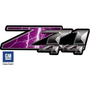  Chevy Z71 4x4 Lightning Purple Truck & SUV Decals 