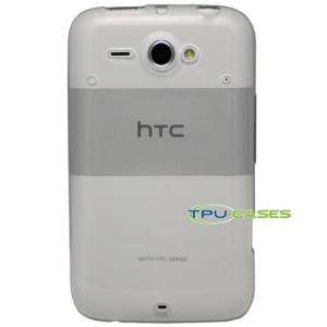 TPU Cases HTC Status Case Clear TPU Cover Skin White 608938236821 