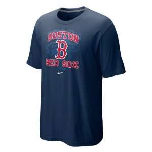  Boston Red Sox Navy Nike Team Arch Tee