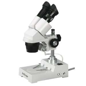   Sharp Stereo Microscope with Optical Glass Lenses and Metal Framework