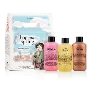   & bubble baths Set, sugar chick, chocolate bunny and frosted cookie