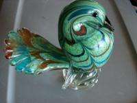 Huge Fenicio Murano Art Glass Bird Figurine 4 Charity  