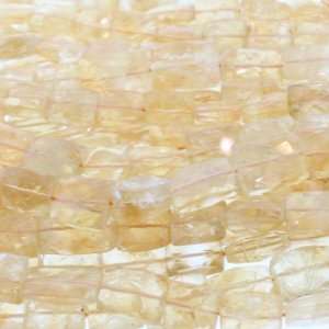 Citrine  Chicklets Plain   13mm Height, 9mm Width, Sold by 16 Inch 