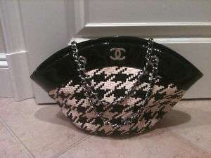 Chanel Cruise Houndstooth Patent Leather Bag RARE  