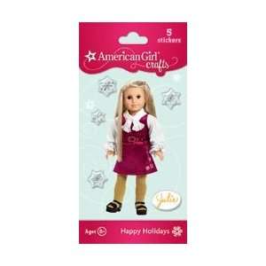  American Girl Bubble Stickers Julie Albright; 6 Items 