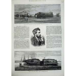  1875 Ship Wreck Mistletoe Promontory China Pinwell Art 
