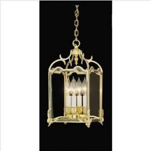  Chippendale Lanterns Foyer Pendant Finish Polished Brass 