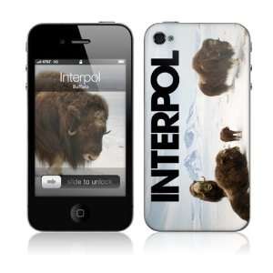  Music Skins MS INPL10133 iPhone 4  Interpol  Buffalo Skin 