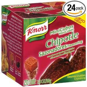 Knorr Mini Cubes, Chipotle, 20 Count Box (Pack of 24)  
