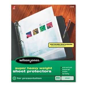  Super Heavy Weight Sheet Protector, Clear, 50/Box