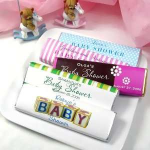  Personalized Baby Shower Chocolate Bars Health & Personal 