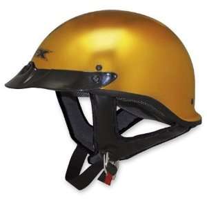   AFX FX 68 Beanie Solid Half Helmet Small  Gold Automotive