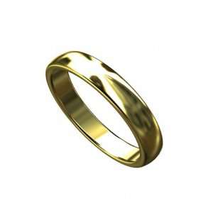  3.5mm Solid 14K Yellow Gold Wedding Band P&P Luxury 