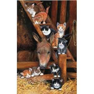  Chrissy Snelling Barn Cats 1000pc Jigsaw Puzzle Toys 
