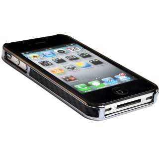 New Deluxe Snake Skin PU Leather Plate Case Cover for Apple iPhone 4S 