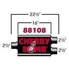 cherry bomb vortex muffler c 2 5 in dual 2
