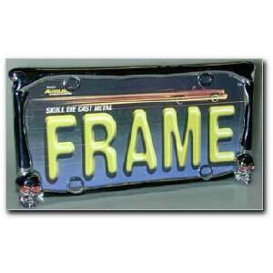 Chrome Skull License Plate Frame (92 6360)