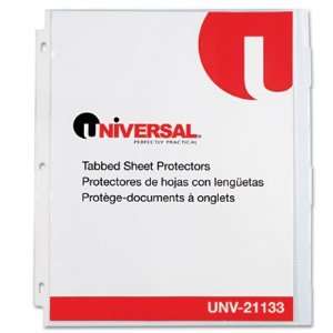   Protector with Index Tabs Nonglare Clear 8 Tab 8/Pk