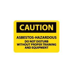  OSHA CAUTION Asbestos hazardous  Safety Sign