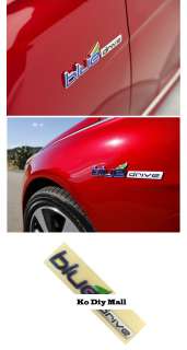 Blue Drive Lettering Emblem Fit 2011 2012+ Hyundai Sonata, Sonata 