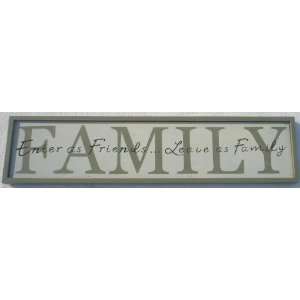  Inspirational Family Decorative Wood Wall Plaque 