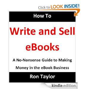   Sell eBooks A No Nonsense Guide to Making Money in the eBook Business