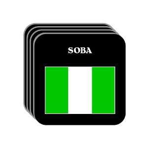  Nigeria   SOBA Set of 4 Mini Mousepad Coasters 