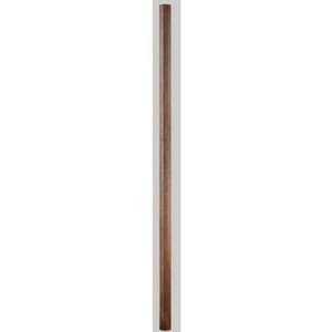  Outdoor Universal Ribbed Straight Post in White