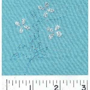 60 Wide SLINKY GLITTER SHANNA TURQUOISE Fabric By The 